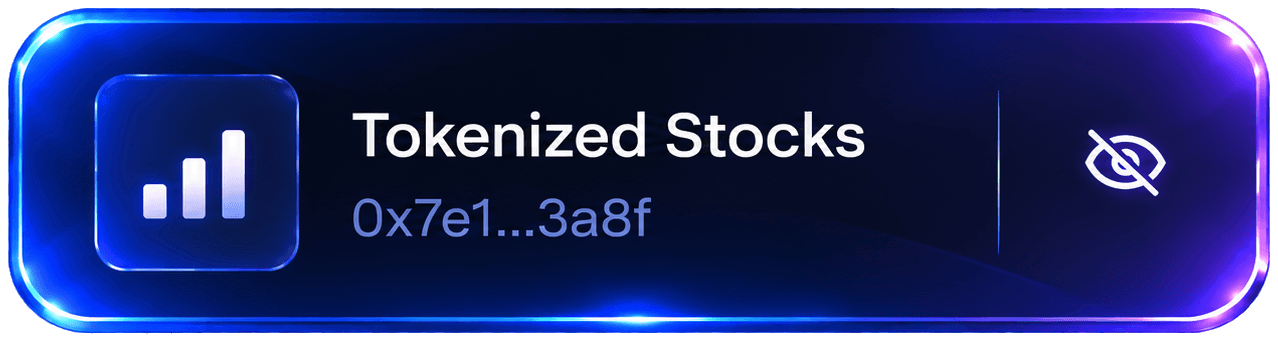 Tokenized stocks wallet 0x7e1…3a8f